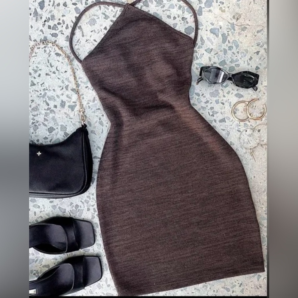 NWT white fox mini dress